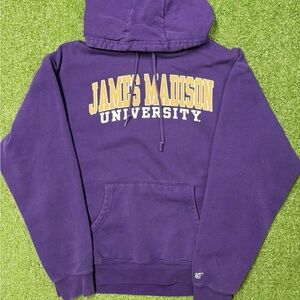 Purple James Madison University  Spellout Hoodie